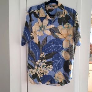 TOMMY BAHAMA SHIRT Size S/P  100% Silk